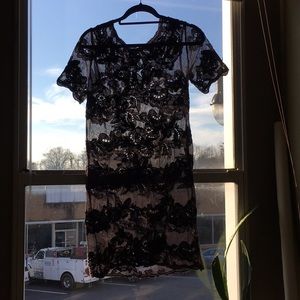 Cotton Lace Mini Dress